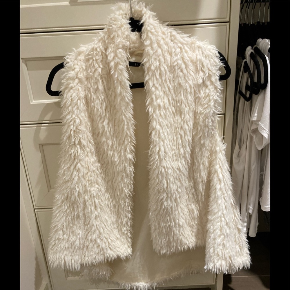 Fluffy vest